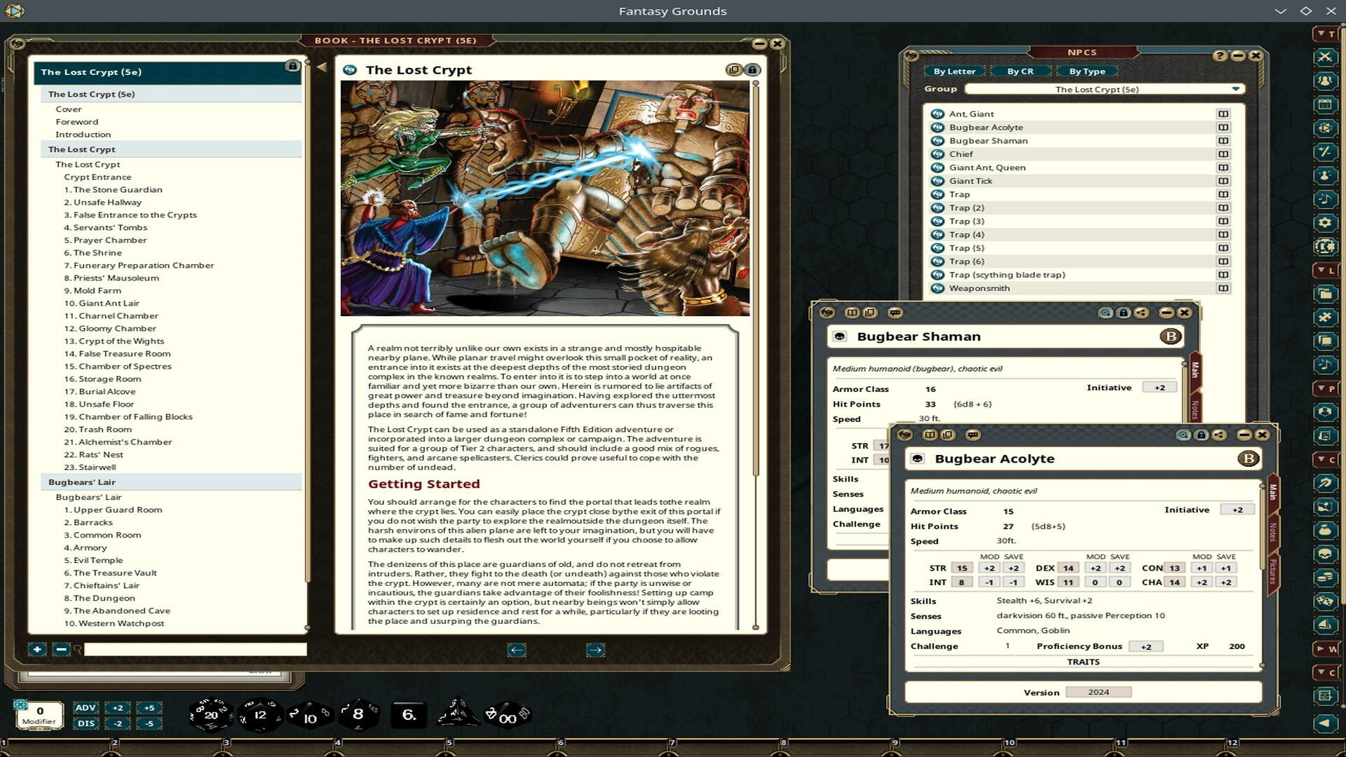 Fantasy Grounds - The Lost Crypt screenshot 4