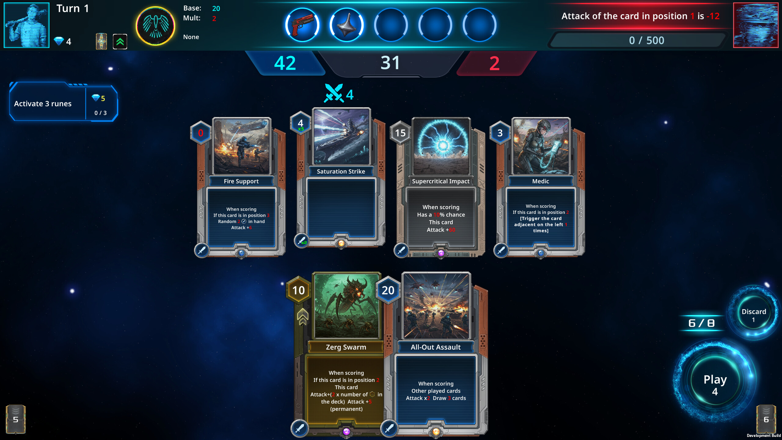 Galactic Deck Clash screenshot 1