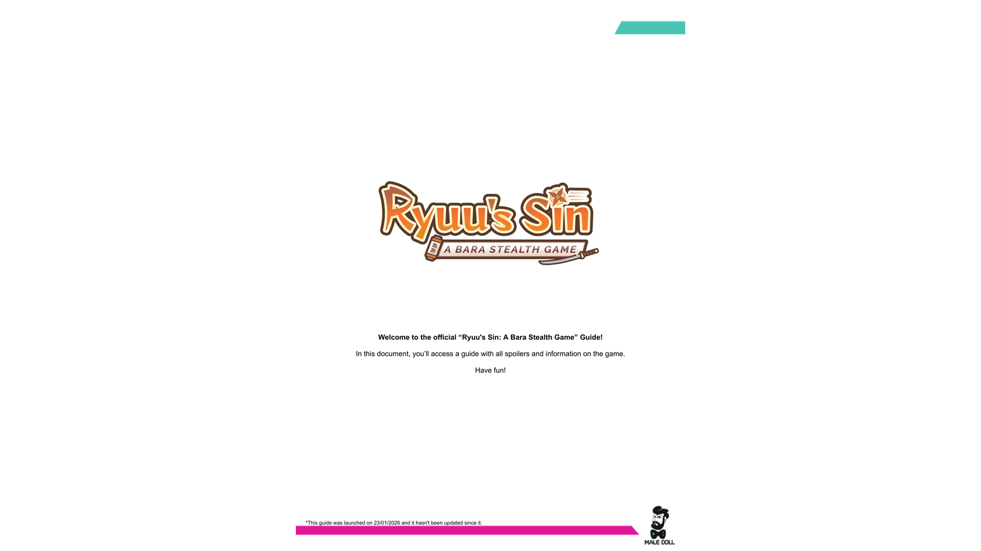 Ryuu's Sin - Guide screenshot 1