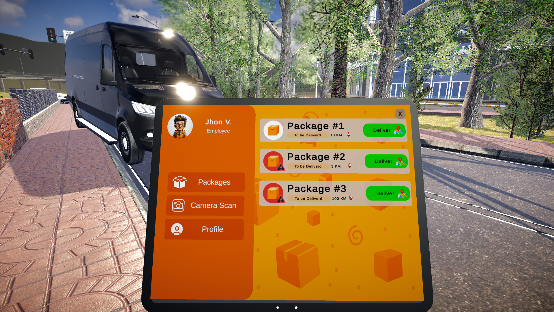 Courier Simulator screenshot 4