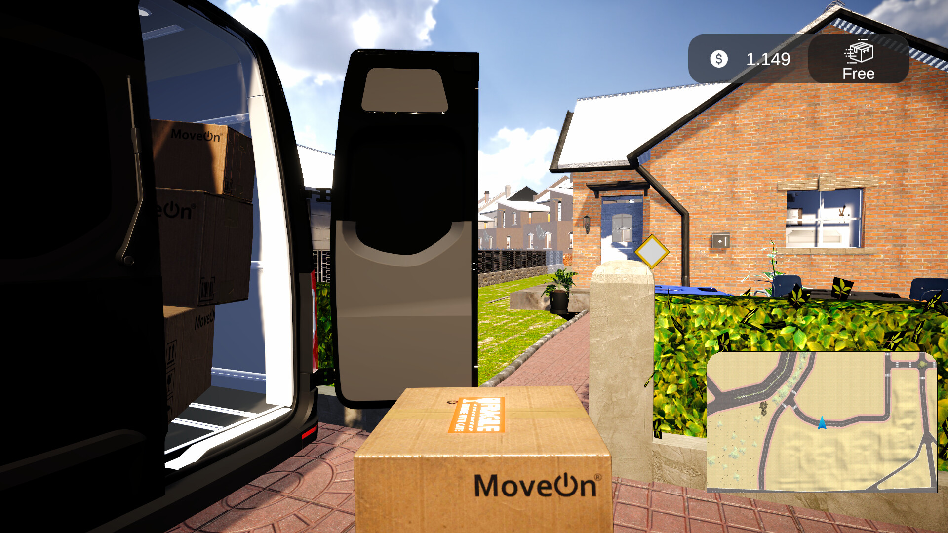 Courier Simulator screenshot 1