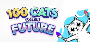 100 Cats Lost in the Future Find & Color