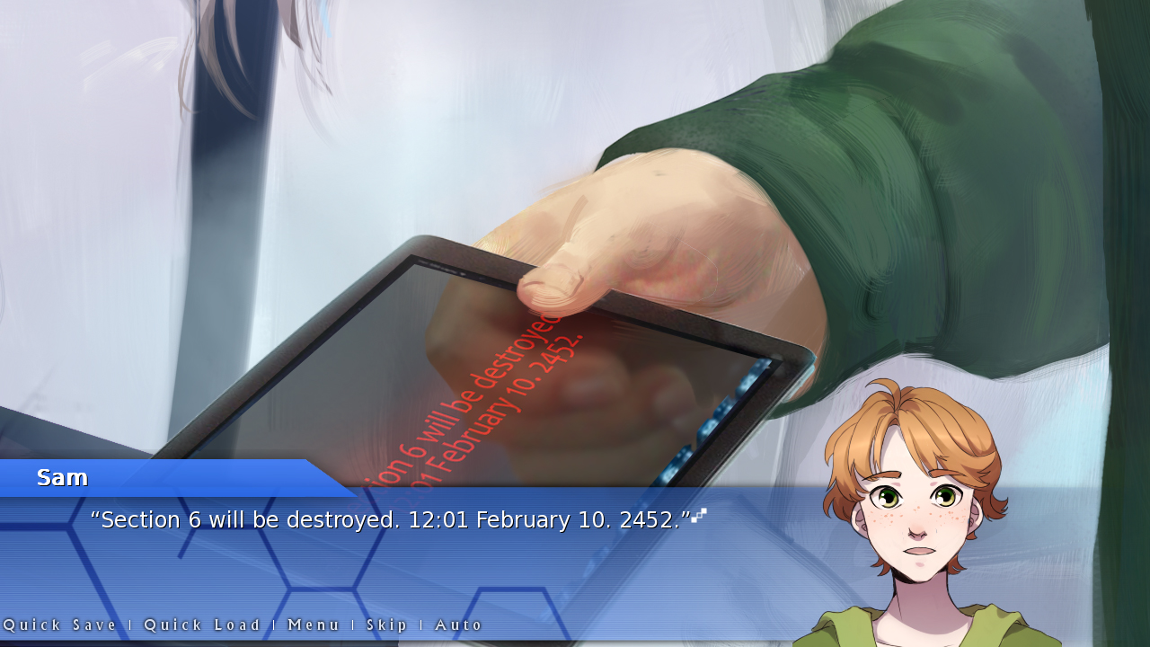 Orion: A Sci-Fi Visual Novel screenshot 2