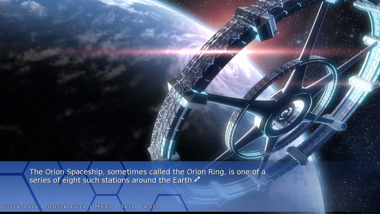 Orion: A Sci-Fi Visual Novel screenshot 1
