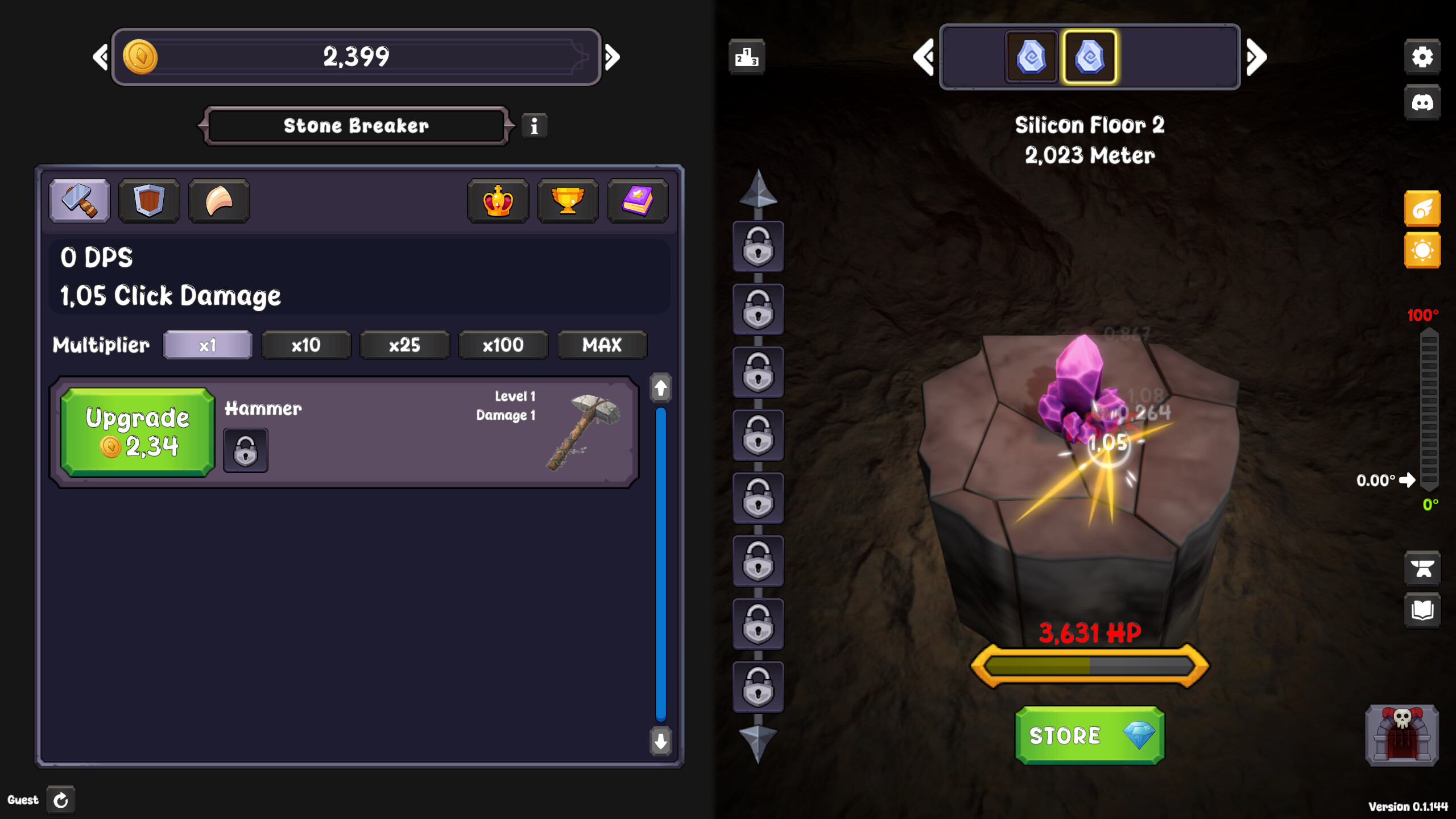 Clicker Ore screenshot 1