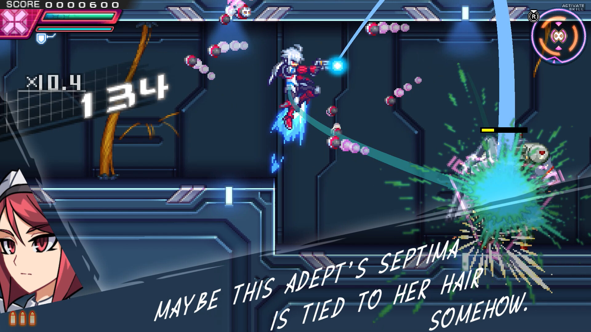 Azure Striker Gunvolt Trilogy Enhanced - PC Game Screenshot