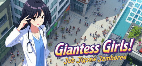 Giantess Girls! Job Jigsaw Jamboree Cover Image