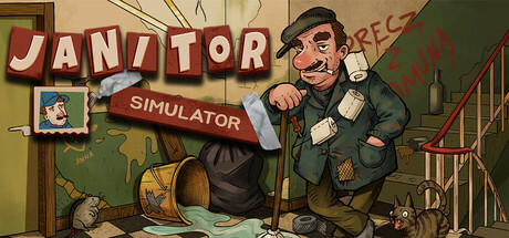 Janitor Simulator — Steam header