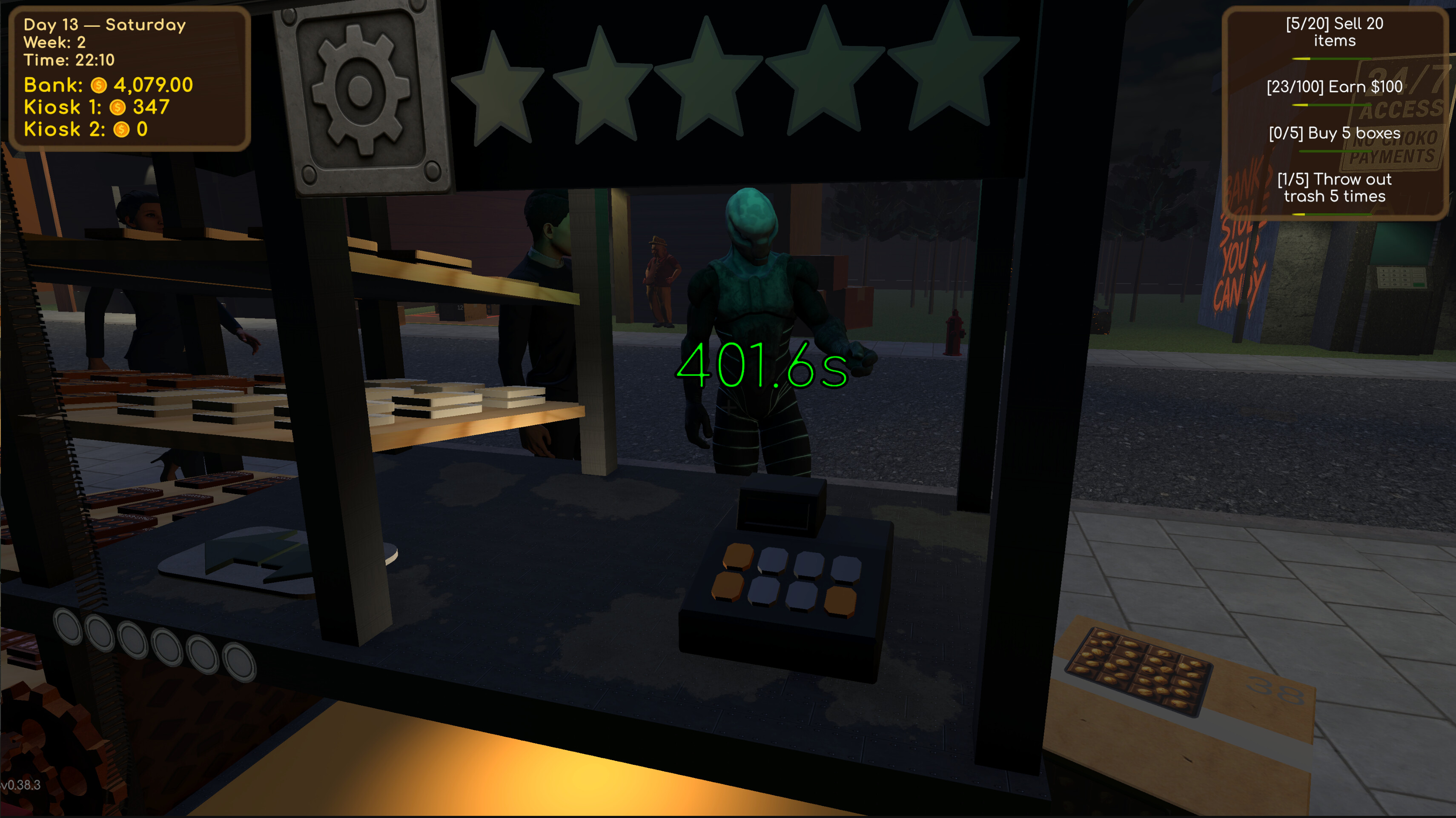 Choco Kiosk Simulator screenshot 4
