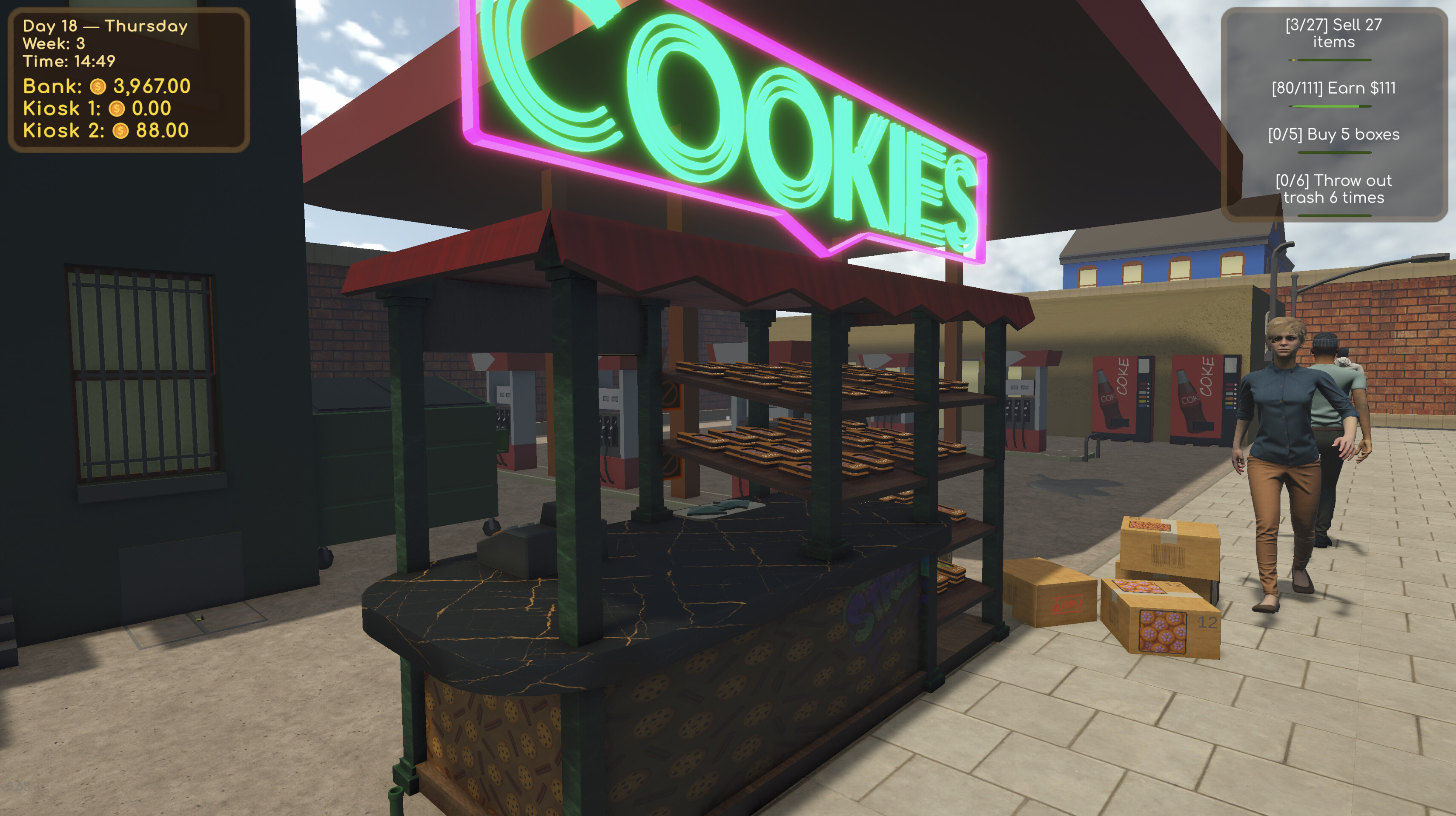 Choco Kiosk Simulator screenshot 2