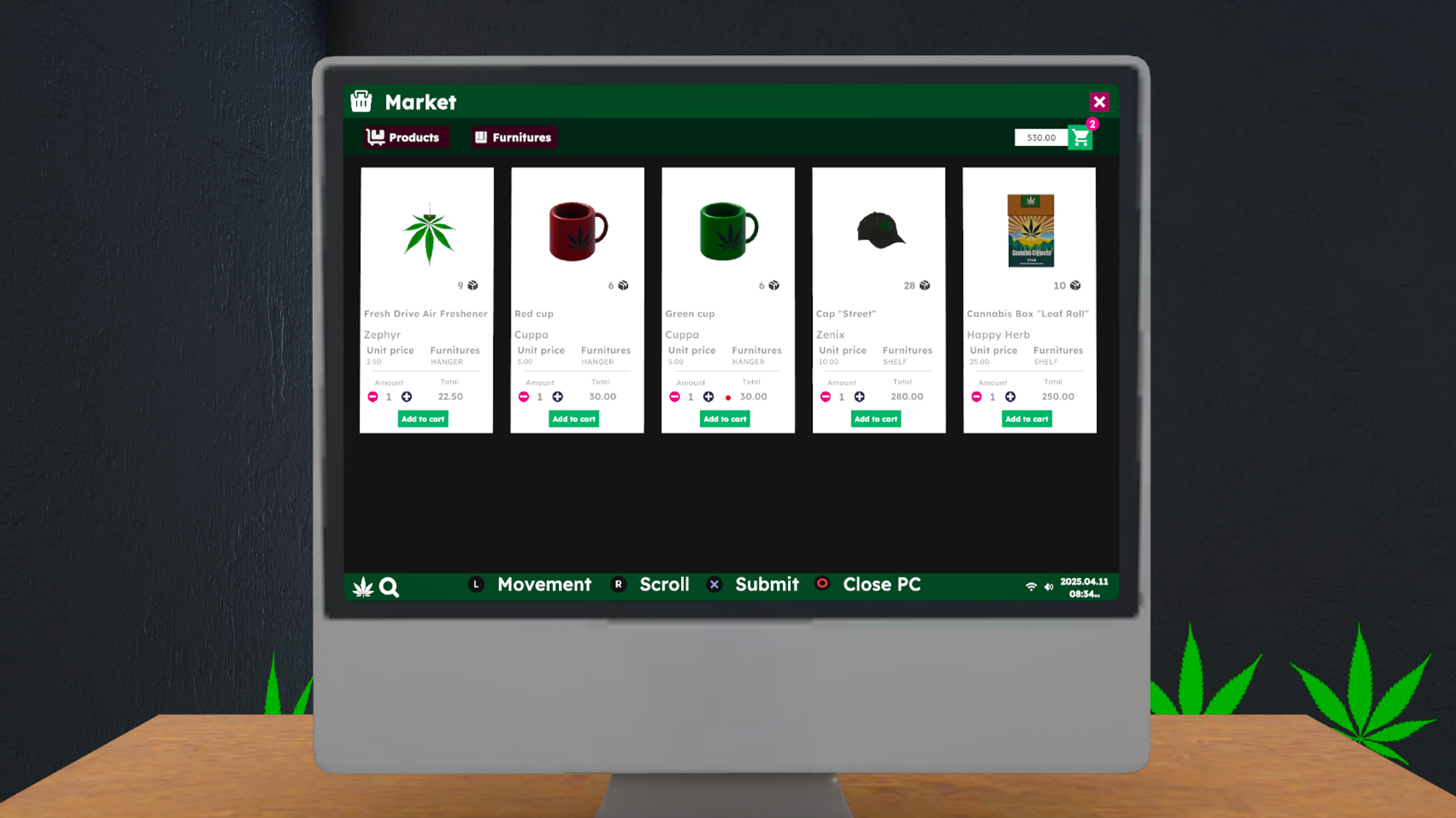 WEED SHOP SIMULATOR screenshot 1