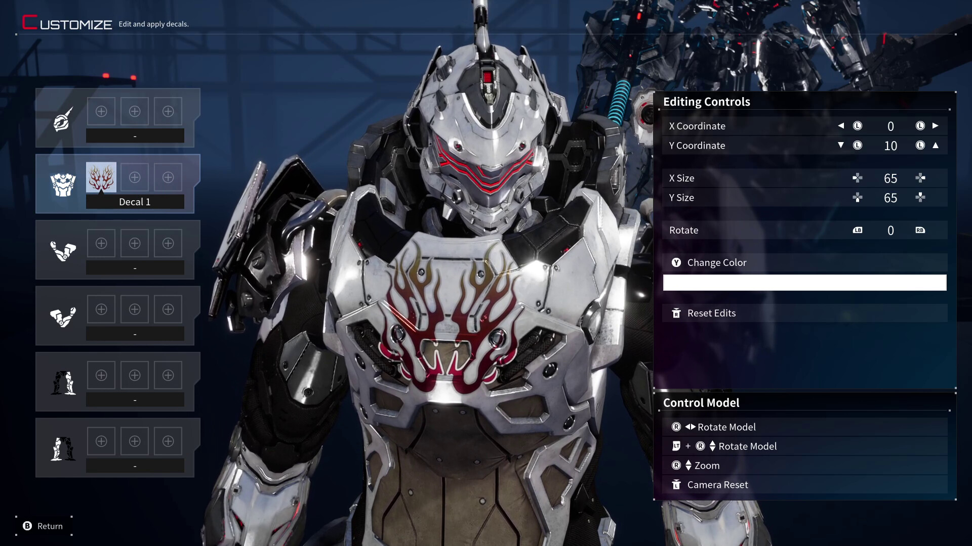 Steam：DAEMON X MACHINA TITANIC SCION - デカールセット