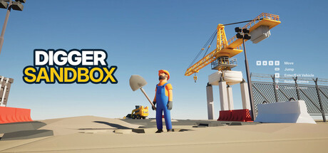 Digger Sandbox — Steam header
