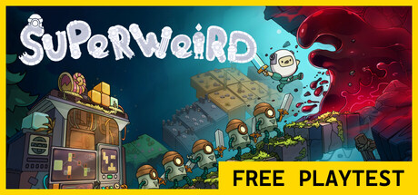 SuperWEIRD: Automation Roguelite — Steam header