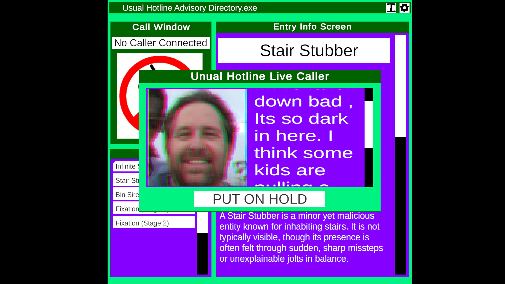 Un-Usual Hotline screenshot 4