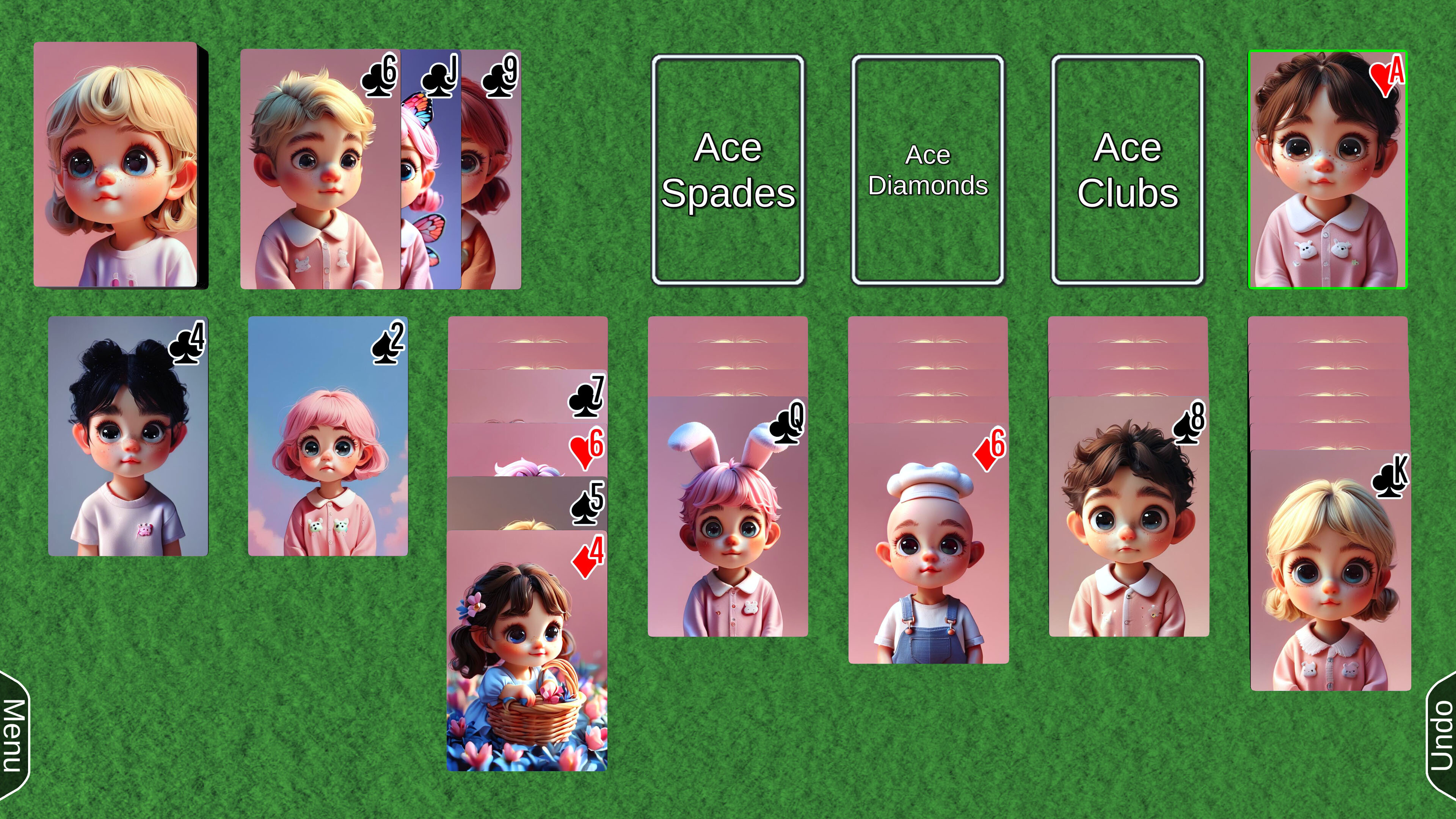 Wyvern Solitaire Deck Pack: Cute Stuff screenshot 2