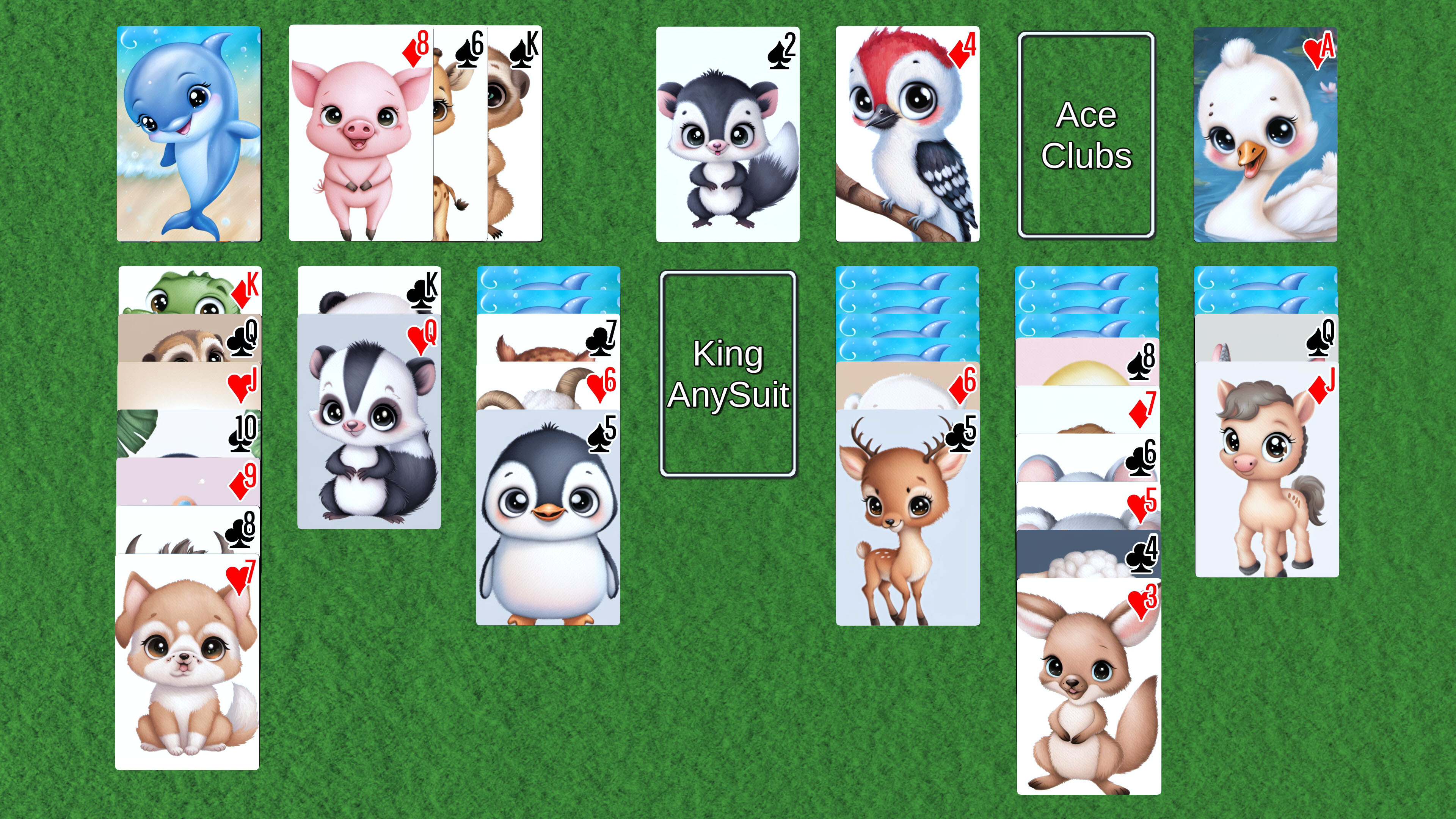 Wyvern Solitaire Deck Pack: Cute Stuff screenshot 4