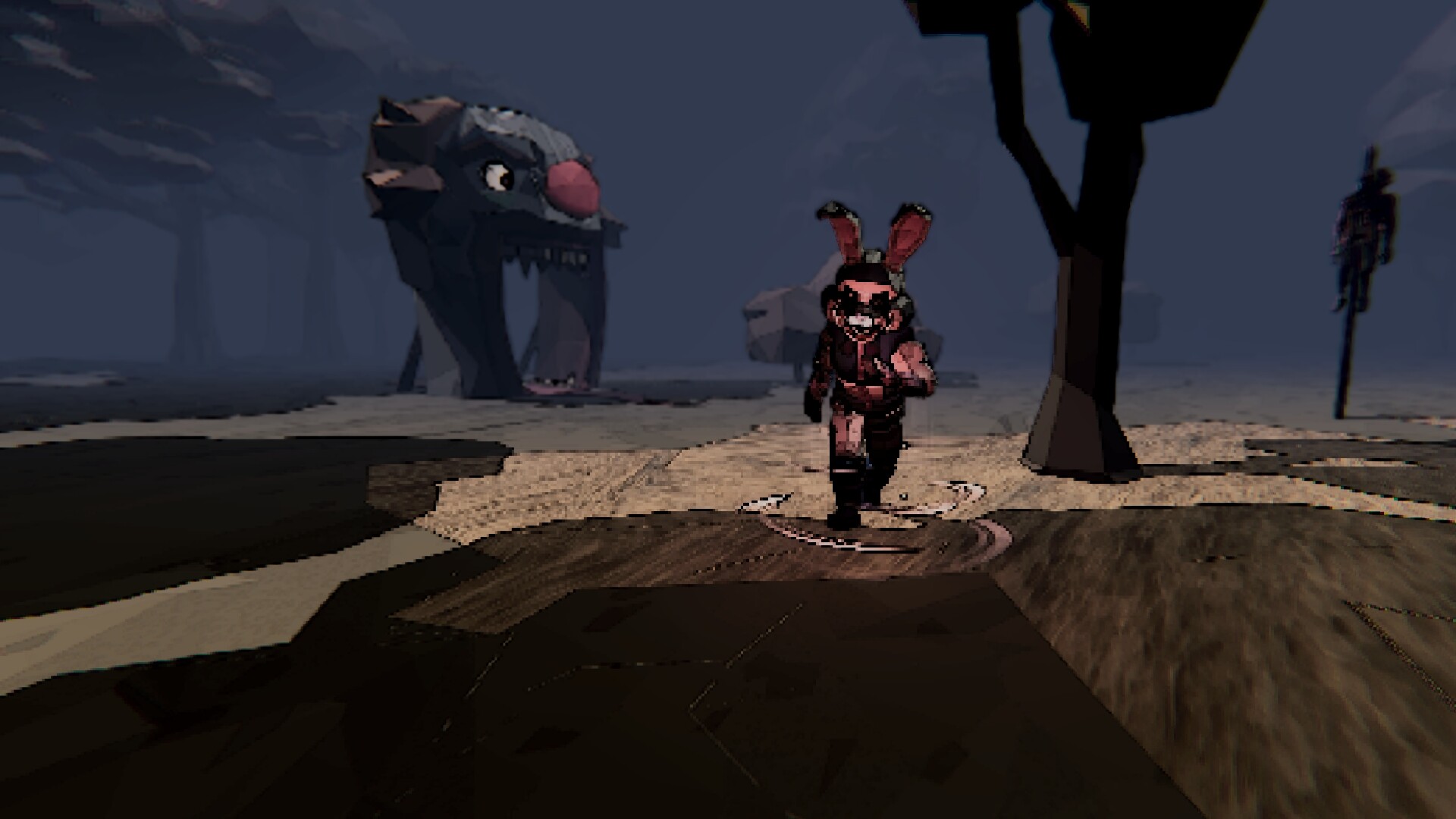 Camp Wombo forest environment in an official Steam screenshot