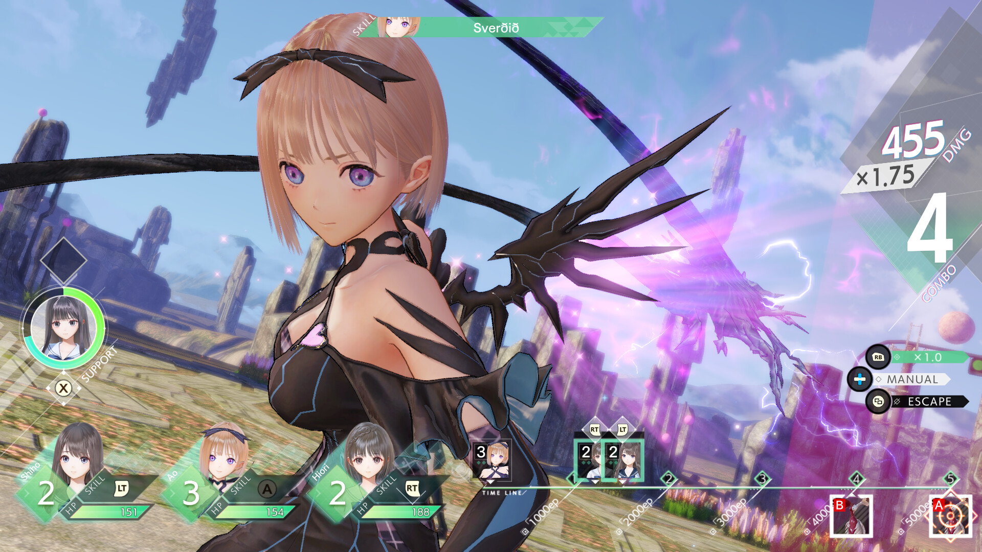 BLUE REFLECTION Quartet Trainer 5