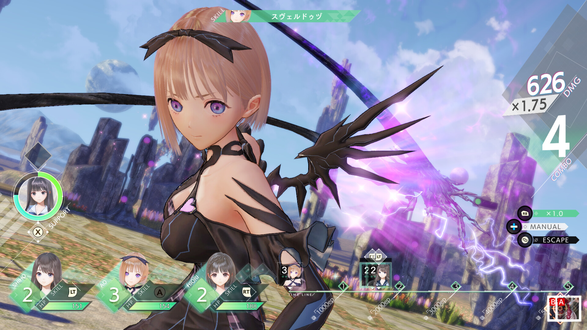 Steam：BLUE REFLECTION Quartet: 少女たちのキセキ