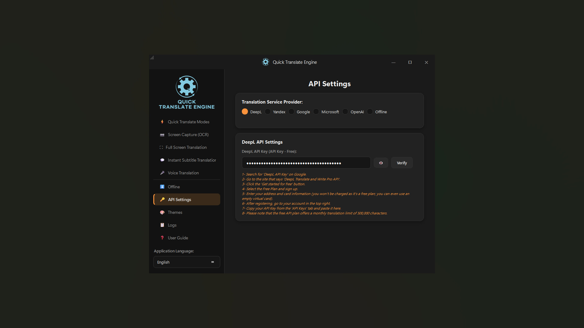 Quick Translate Engine screenshot 6