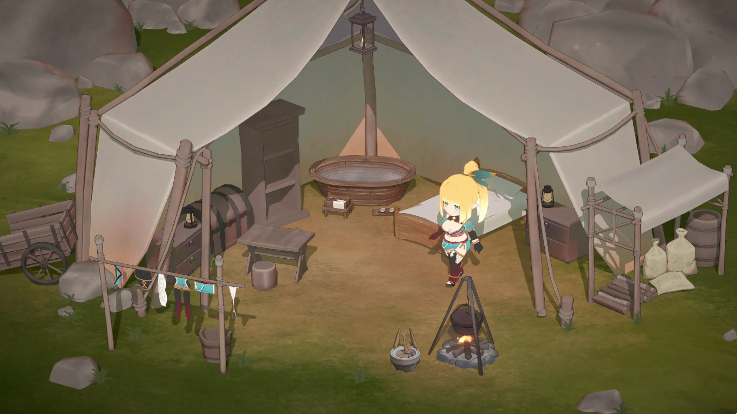 닌자 엘프 탈주 중 3D screenshot 39