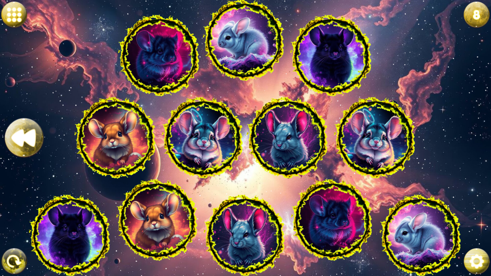 Space Memory: Chinchillas screenshot 5