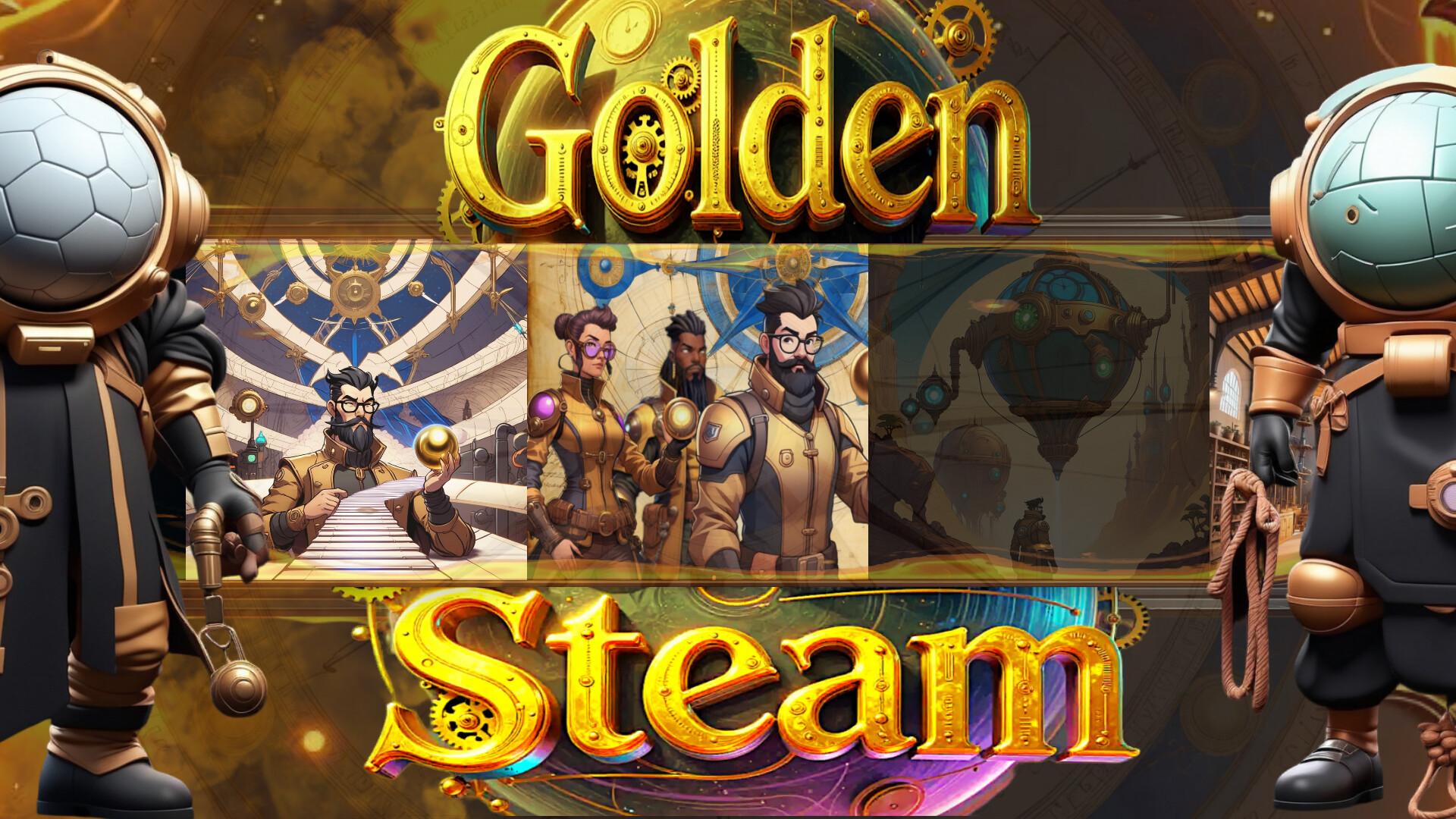 Golden Steam screenshot 1