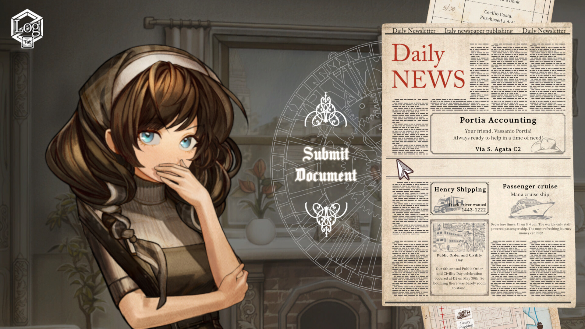 Staffer Retro A Supernatural Mystery Quest gameplay screenshot 1