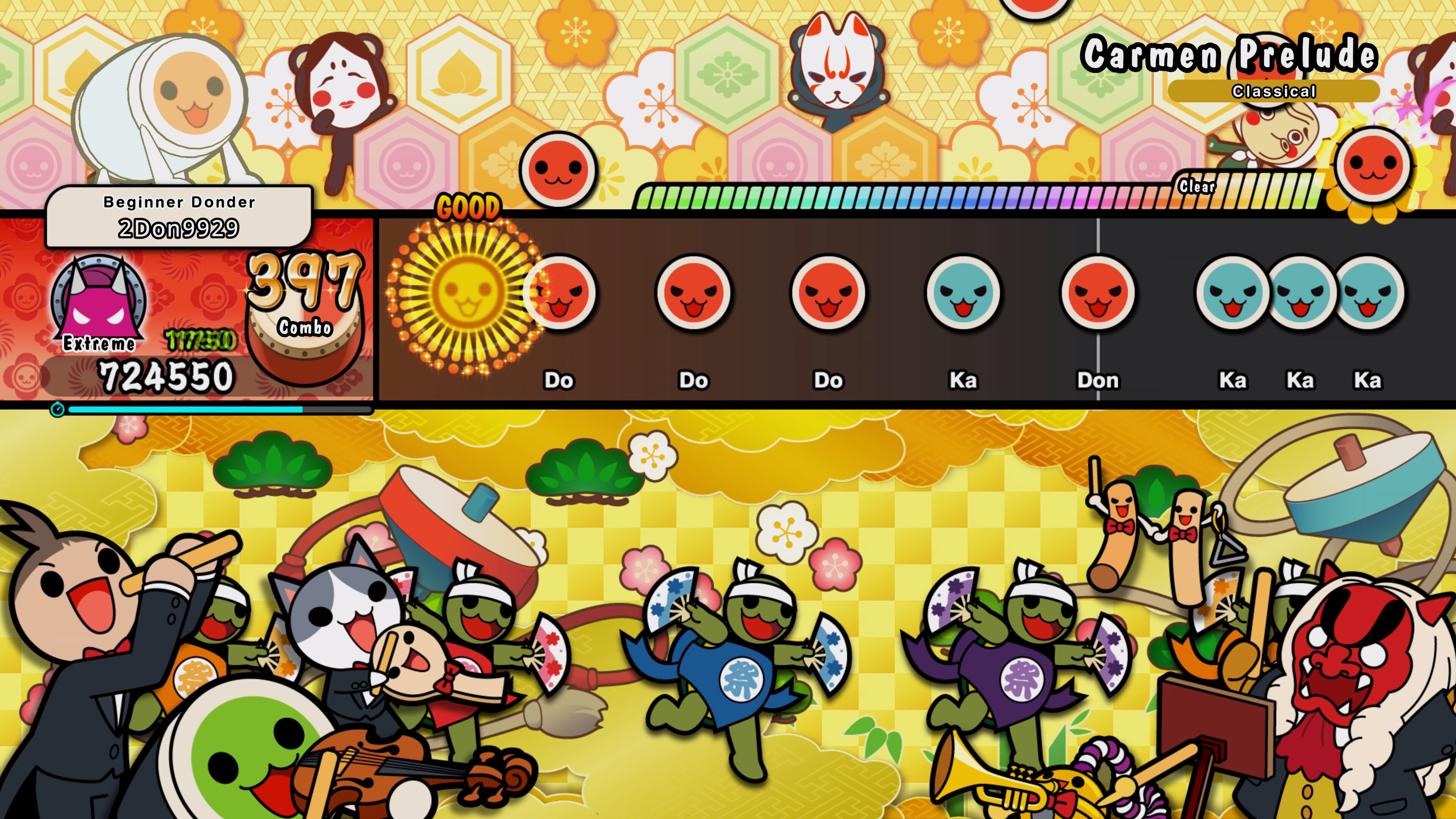 Taiko no Tatsujin: Rhythm Festival - Classical Pack screenshot 1