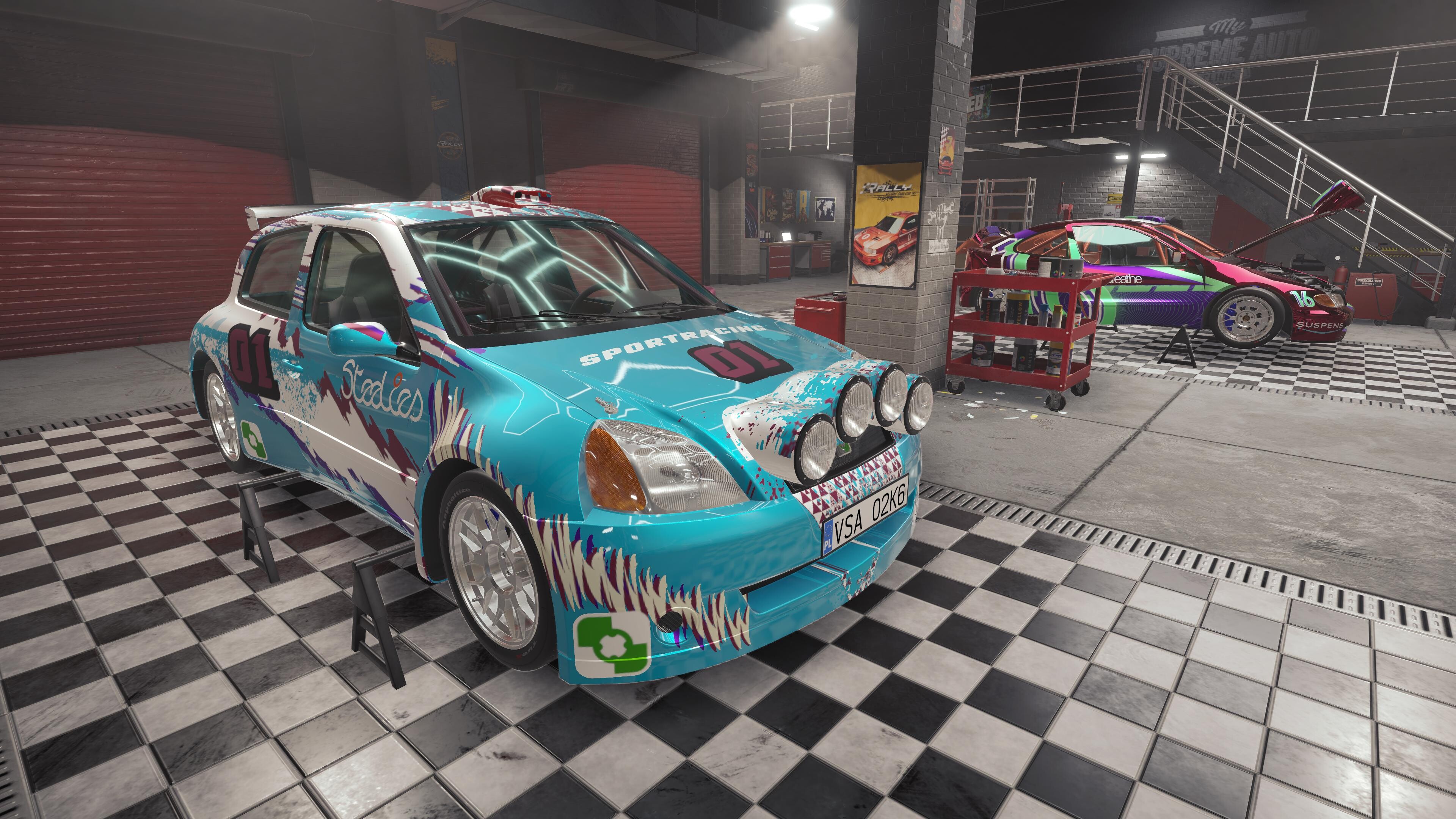 Rally Mechanic Simulator - Rally Pack: vol. 1 screenshot 1