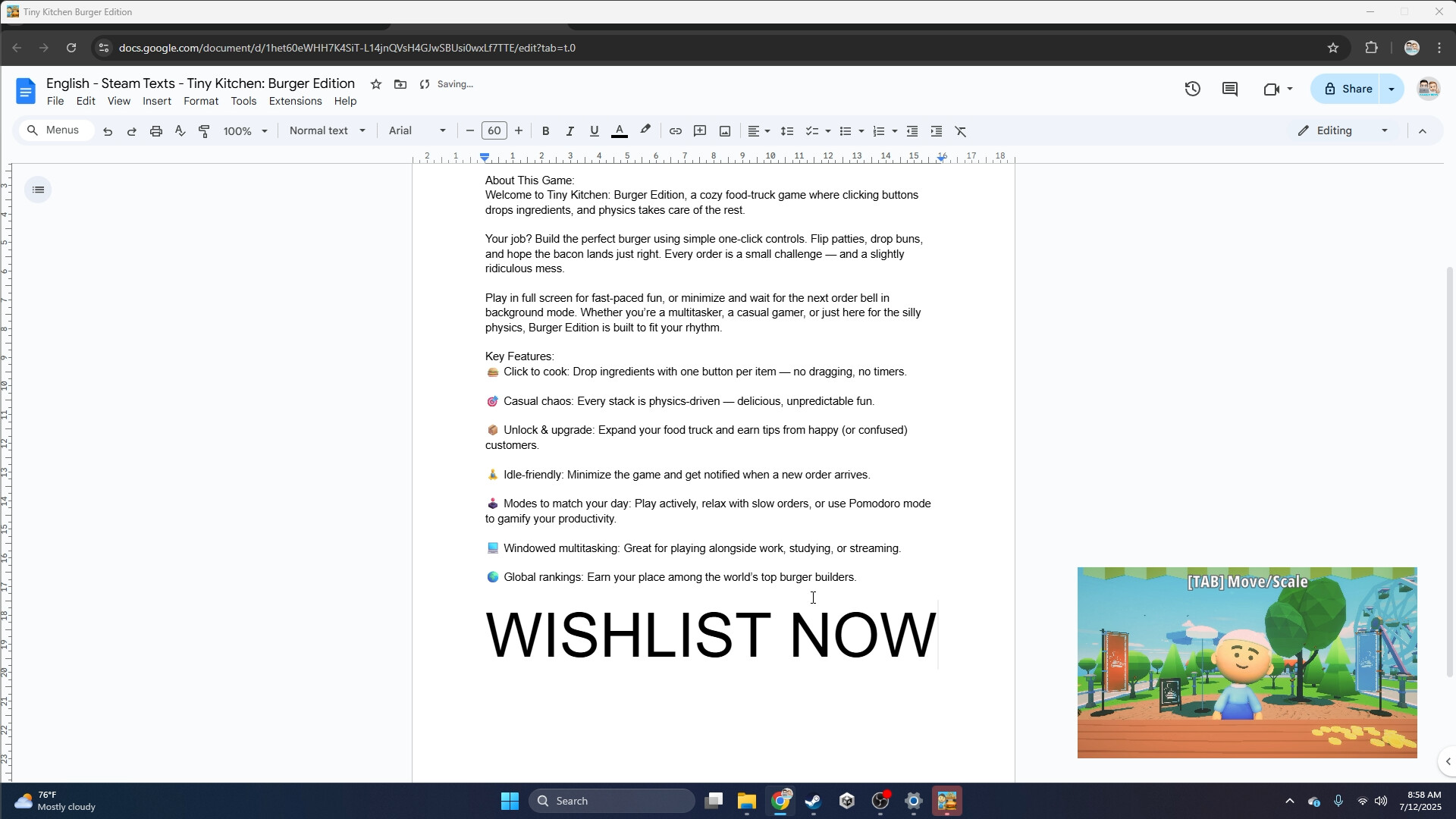 Tiny Kitchen: Burger Edition screenshot 8