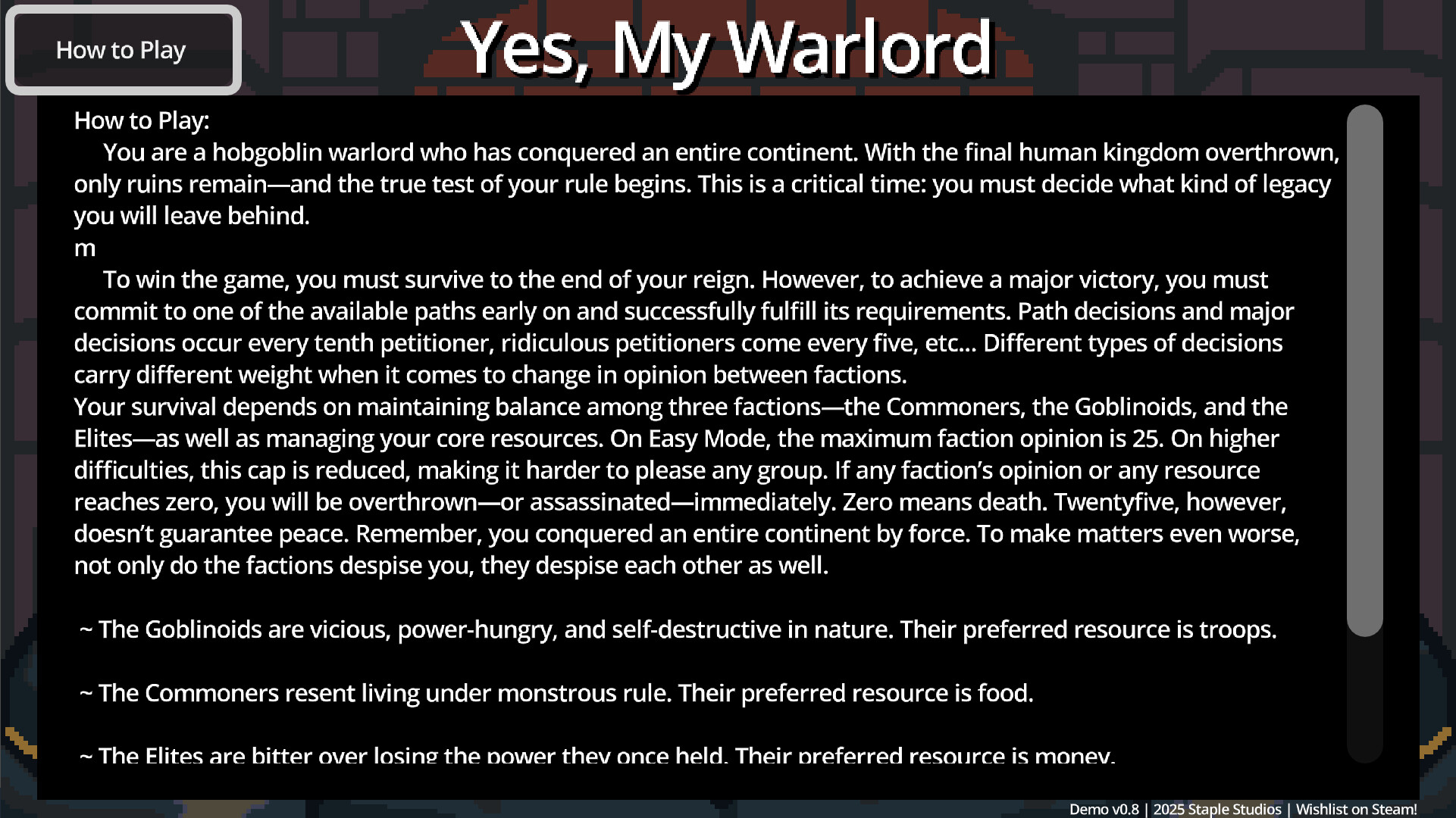 Yes, My Warlord screenshot 12