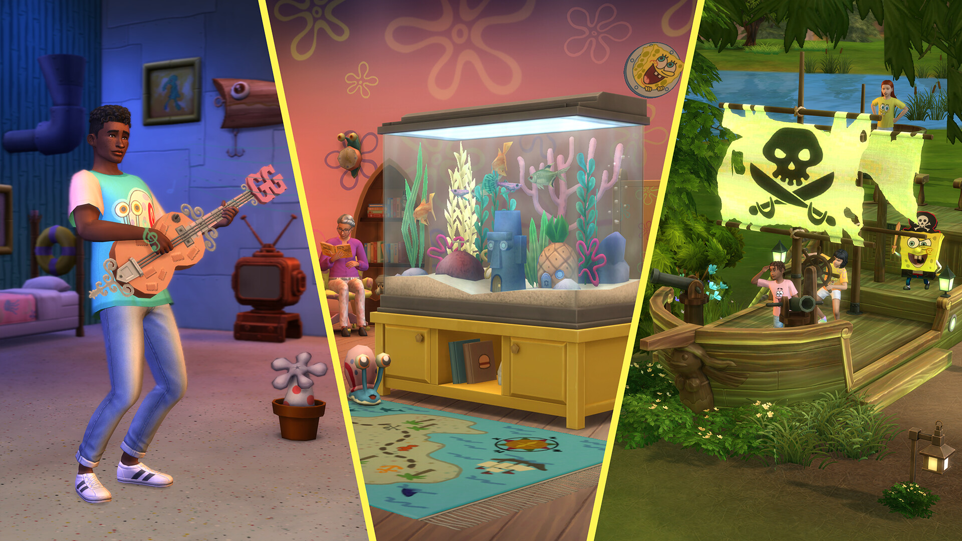 The Sims™ 4 Bikini Bottom Bundle - Goofy Goober Guitar screenshot 1