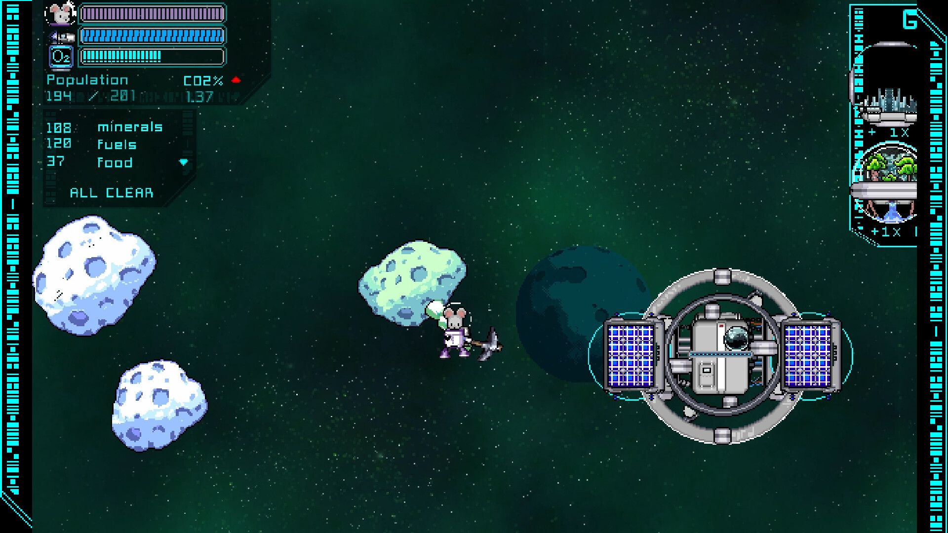 ASTROBURROW Demo screenshot 1