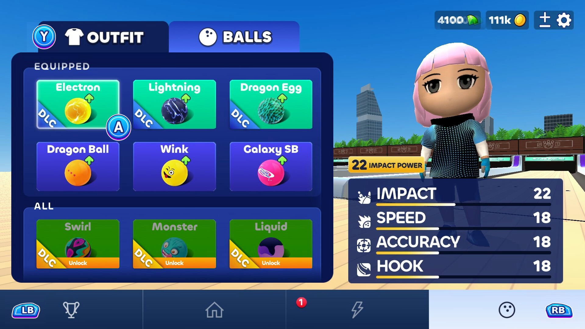 Skyline Bowling: Light Style screenshot 6