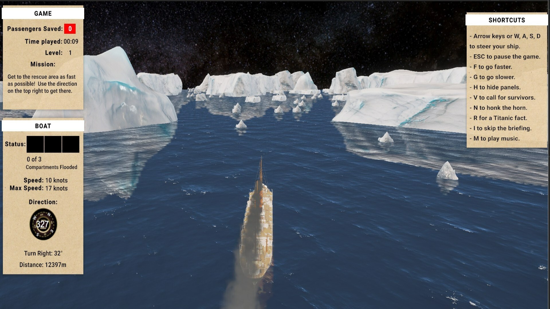 Titanic Rescue screenshot 1