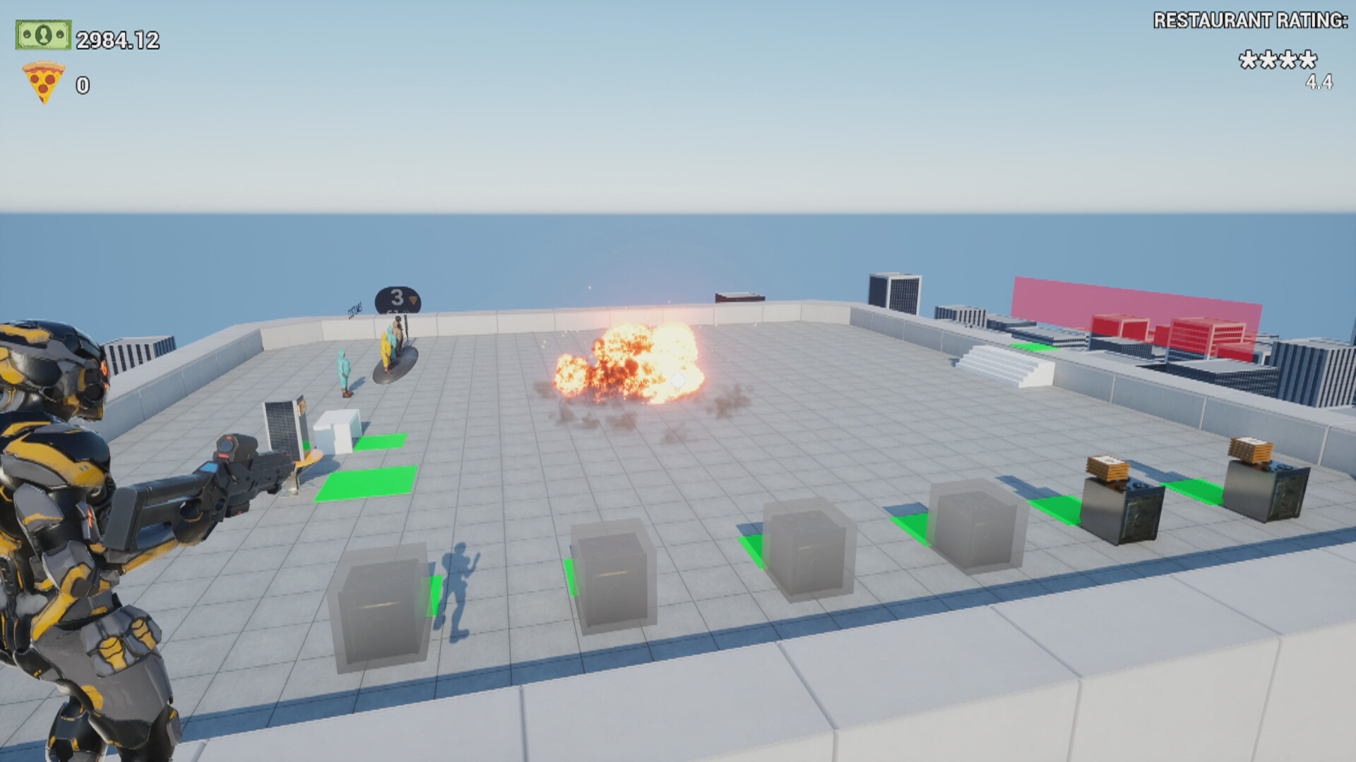 Jetpack Pizza Delivery Simulator screenshot 16