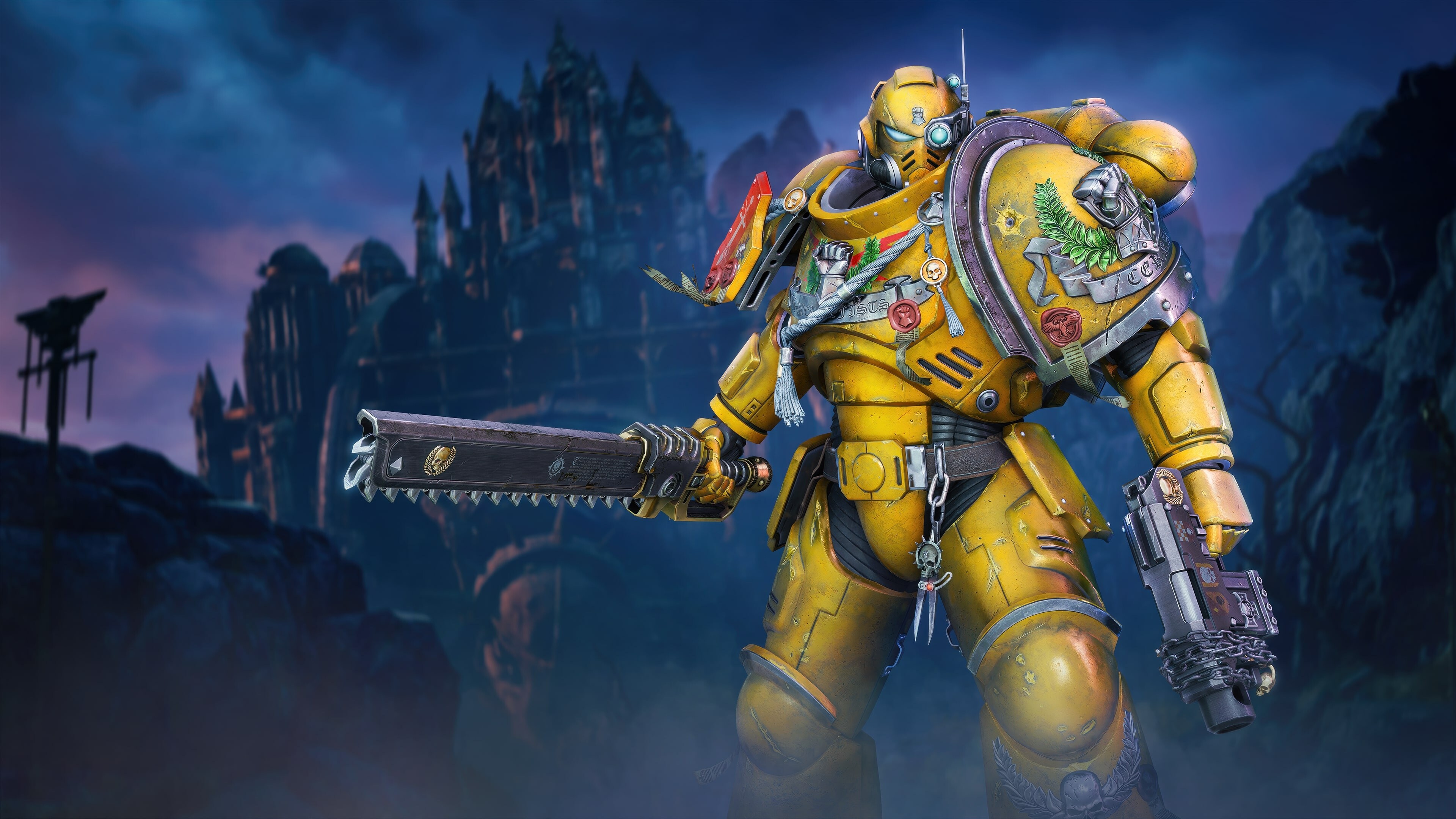 Warhammer 40,000: Space Marine 2 - Imperial Fists Cosmetic Pack screenshot 1