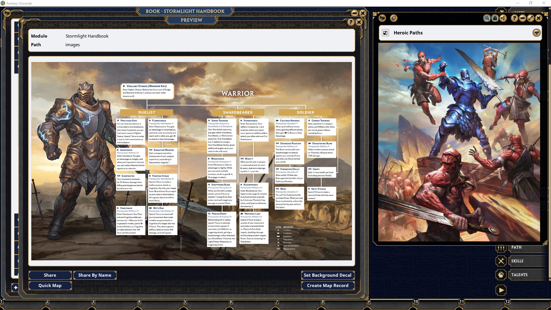 Fantasy Grounds - Stormlight Handbook screenshot 5