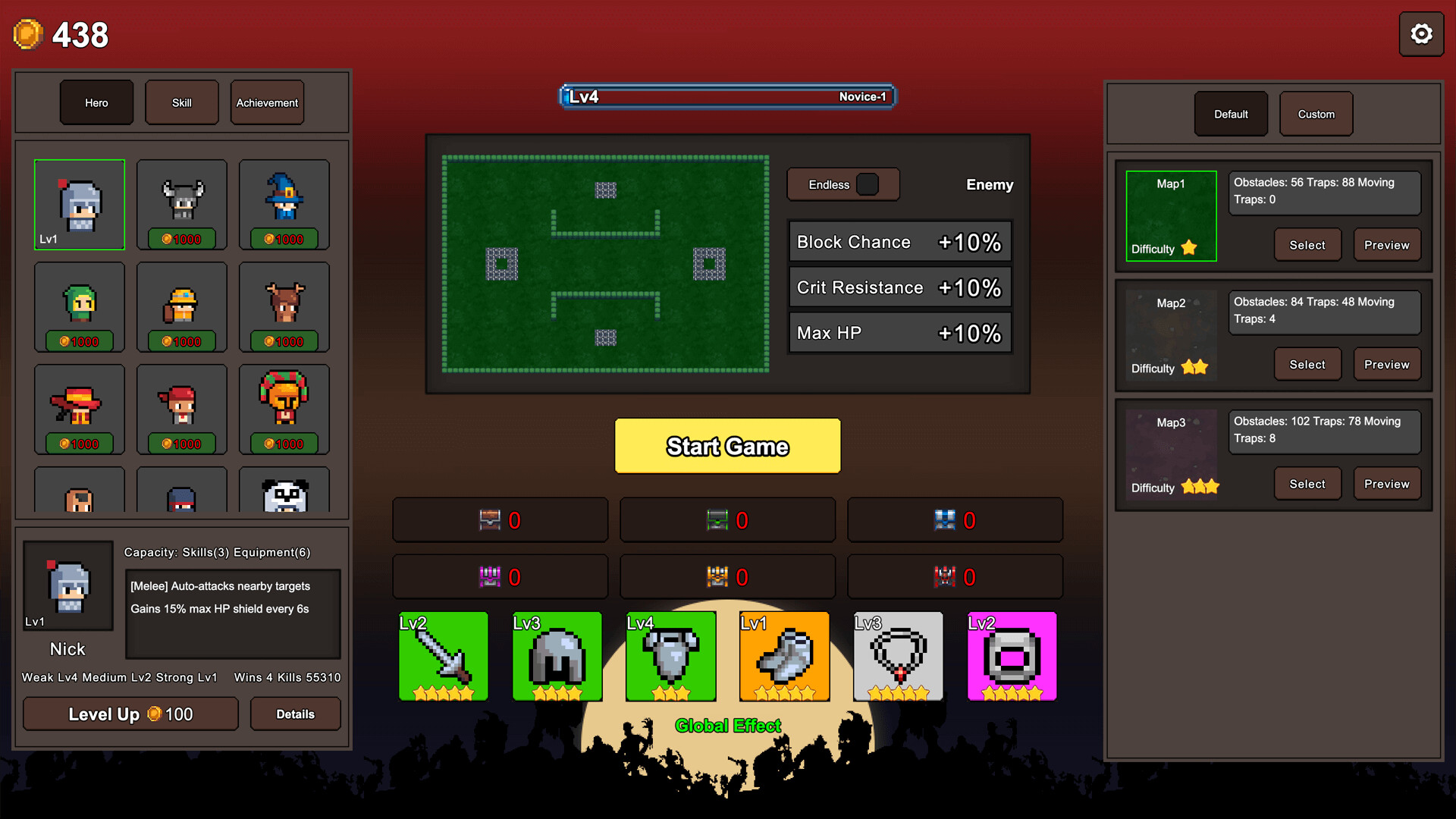 秘境英雄-幸存者Roguelike screenshot 1