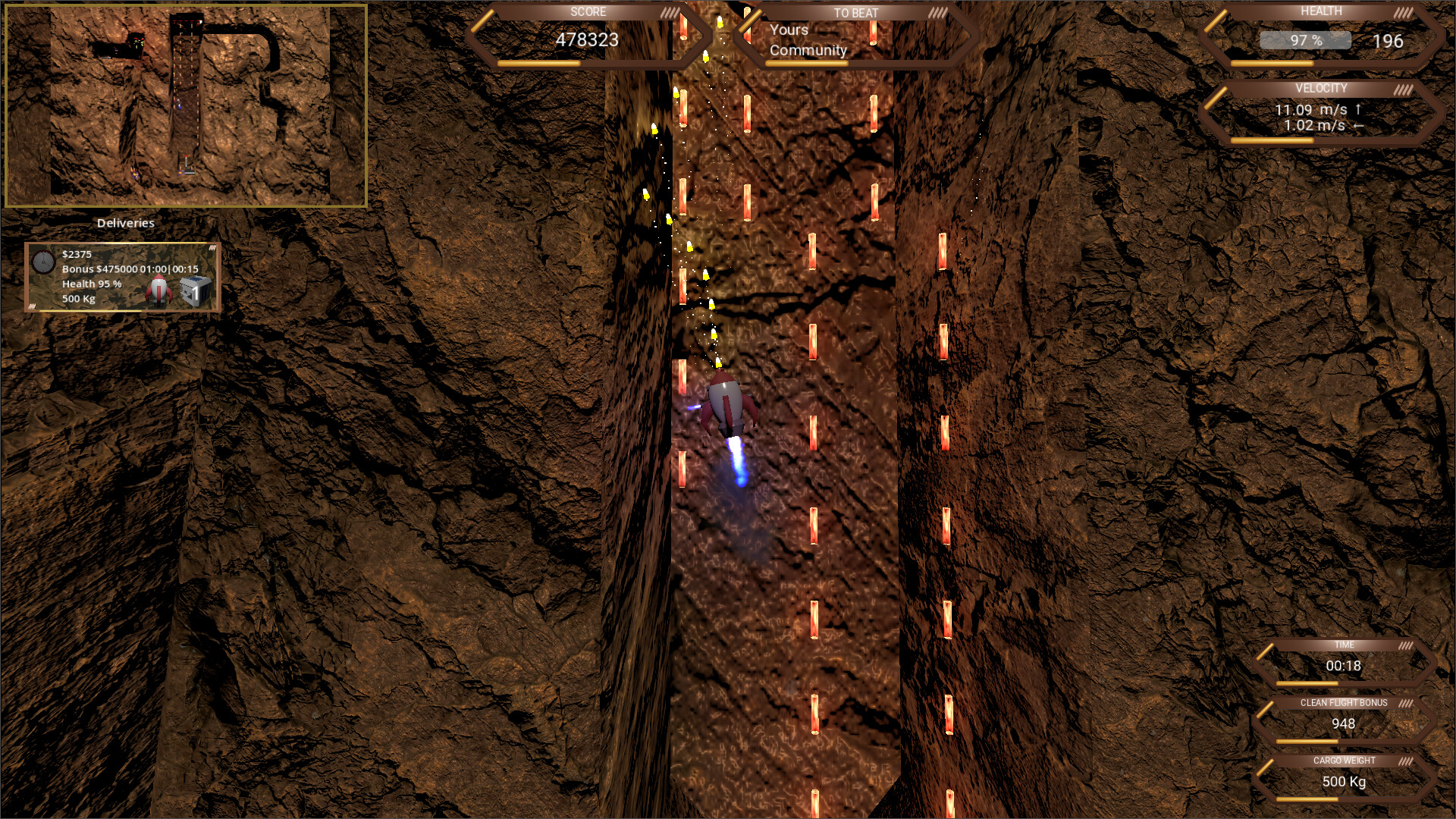 RocketShip Go Up screenshot 9