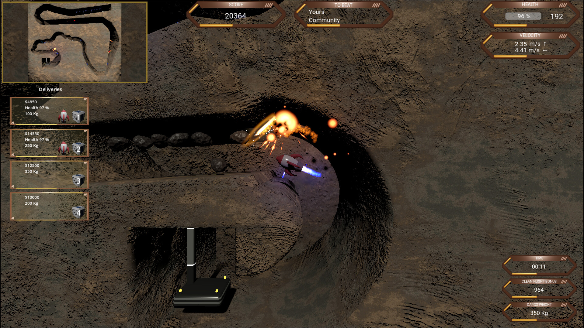 RocketShip Go Up screenshot 7