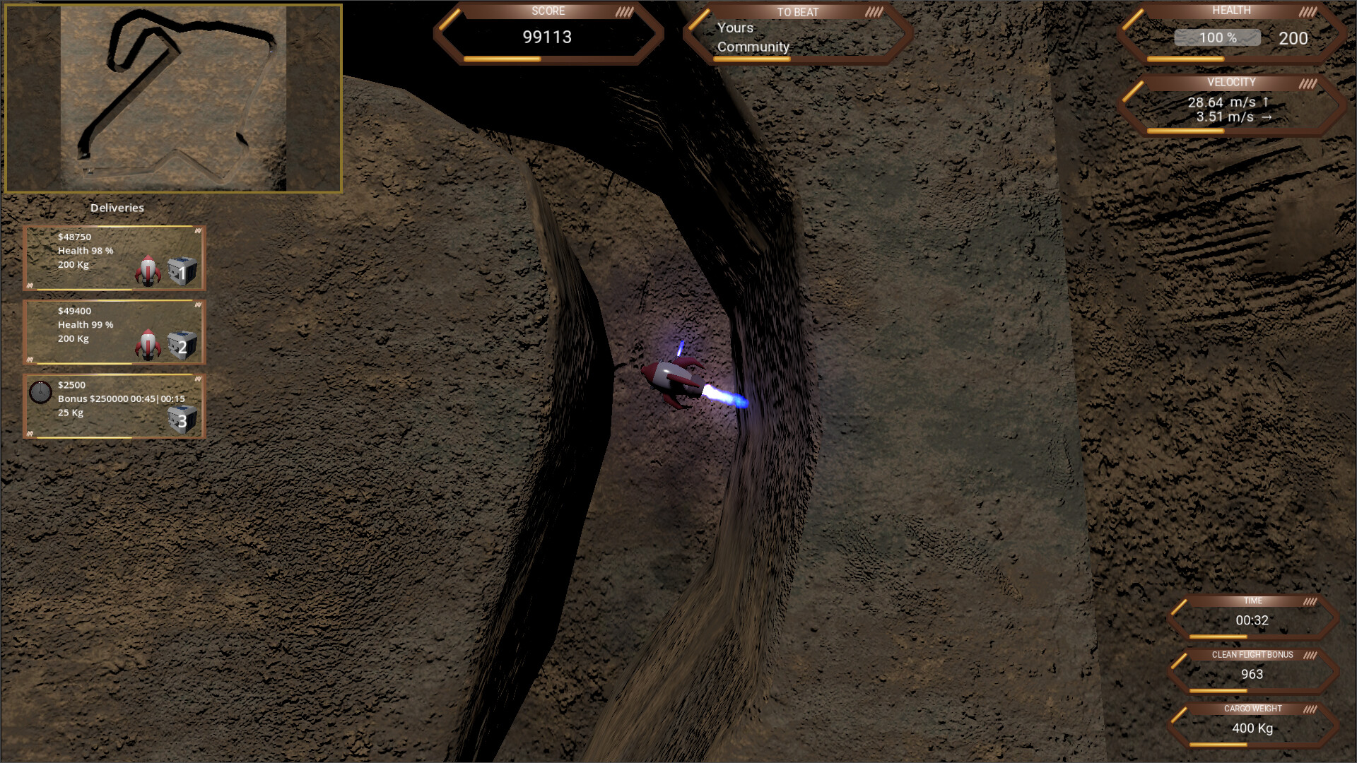 RocketShip Go Up screenshot 4