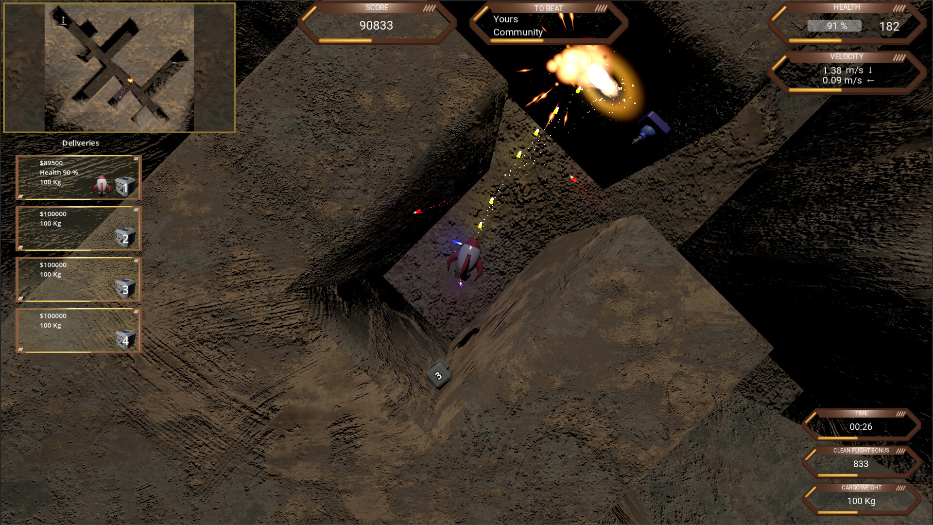 RocketShip Go Up screenshot 5