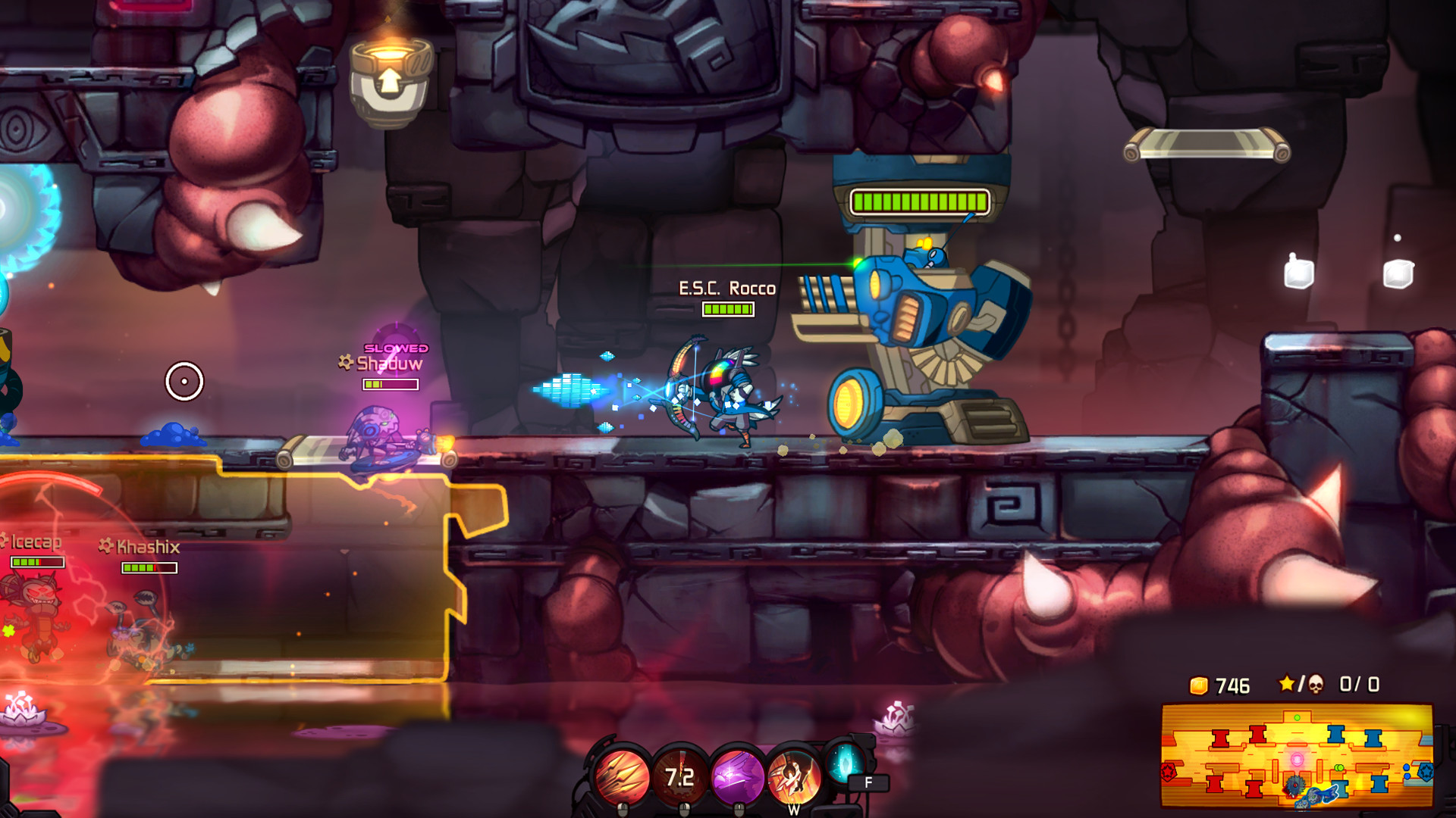 Awesomenauts - Electronic Supersonic Cybertronic Rocco Skin screenshot 5