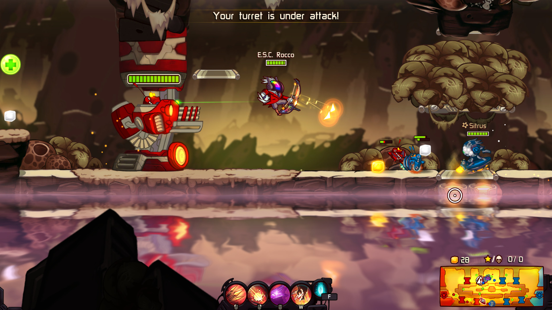 Awesomenauts - Electronic Supersonic Cybertronic Rocco Skin screenshot 4