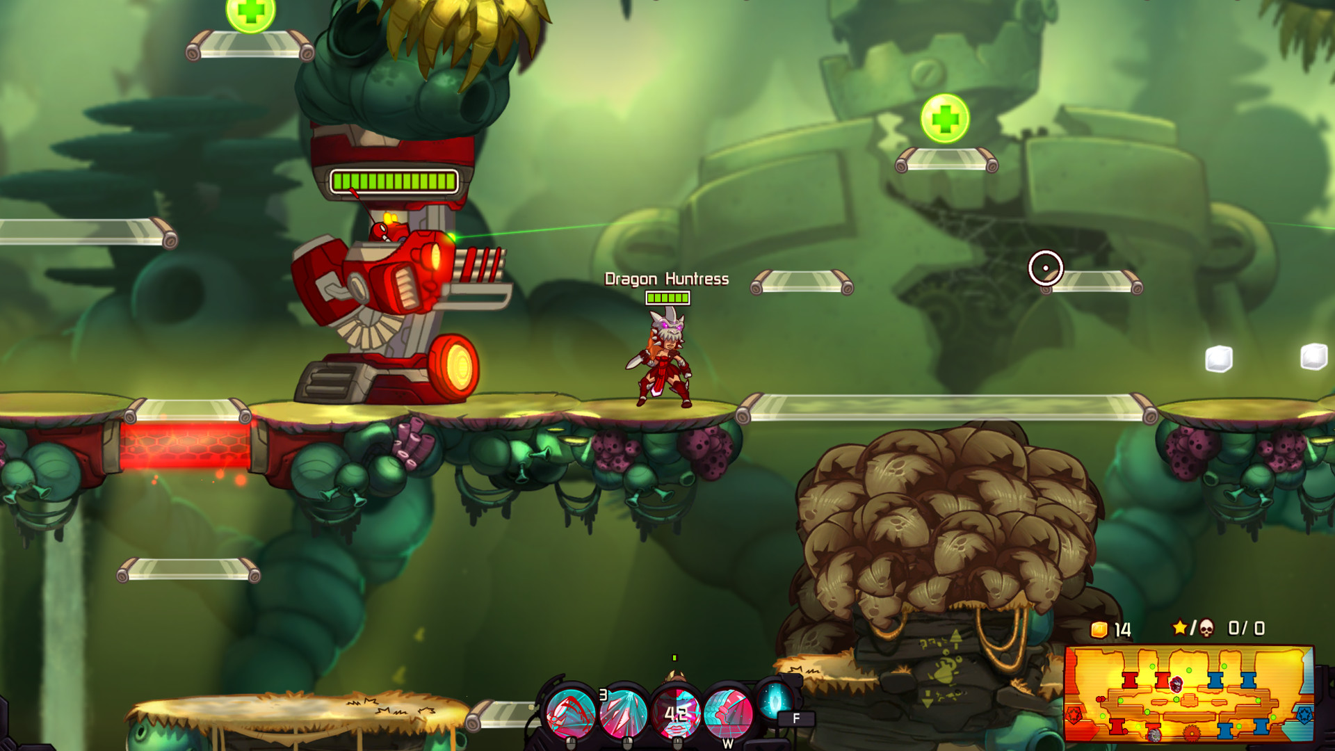 Awesomenauts - Dragon Huntress Ksenia Skin screenshot 5