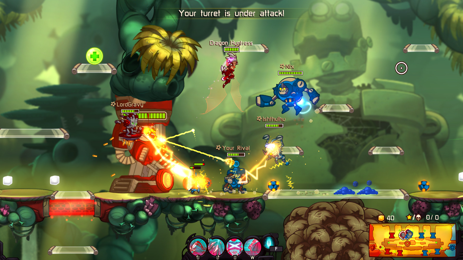 Awesomenauts - Dragon Huntress Ksenia Skin screenshot 6
