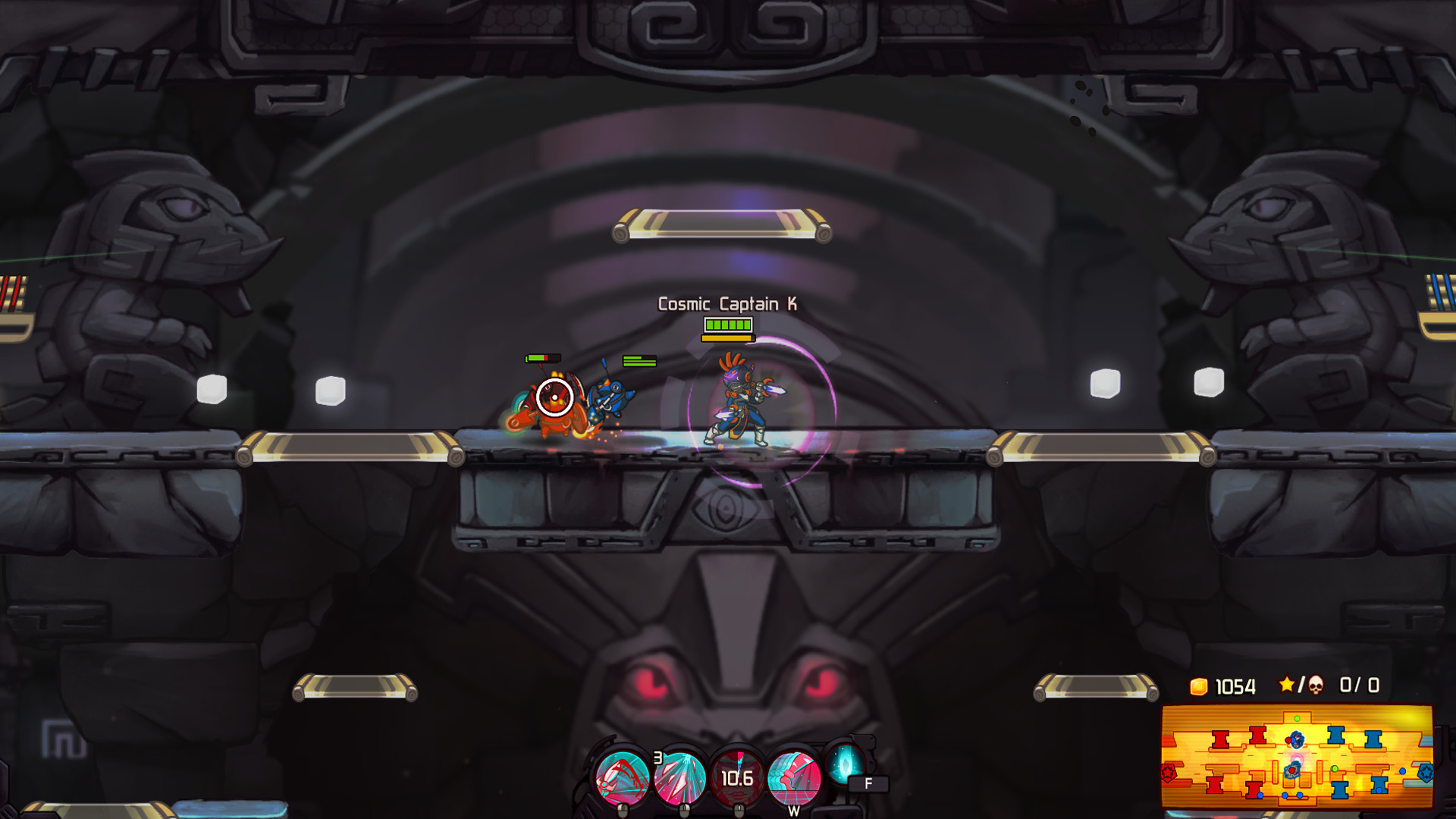 Awesomenauts - Cosmic Captain Ksenia Skin screenshot 2